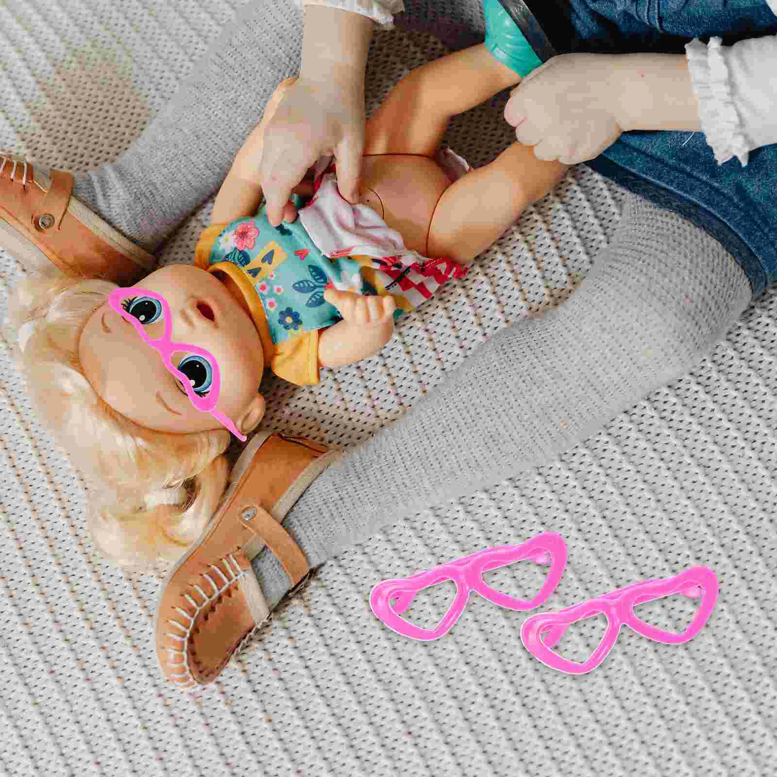 20 Pcs Glasses Mini Toys Plastic Accessories My Life Decor Heart Designed Sunglasses For Fashionable Cool dolls
20 Pcs Glasses Mini Toys Plastic Accessories My Life Decor Heart Designed Sunglasses For Fashionable Cool dolls