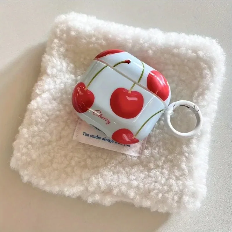 for apple AirPods pro2 Simple creative cherry earphone cover anti-drop protective case For airpods 2 3 4 generation Funda Sleeve
for apple AirPods pro2 Simple creative cherry earphone cover anti-drop protective case For airpods 2 3 4 generation Funda Sleeve