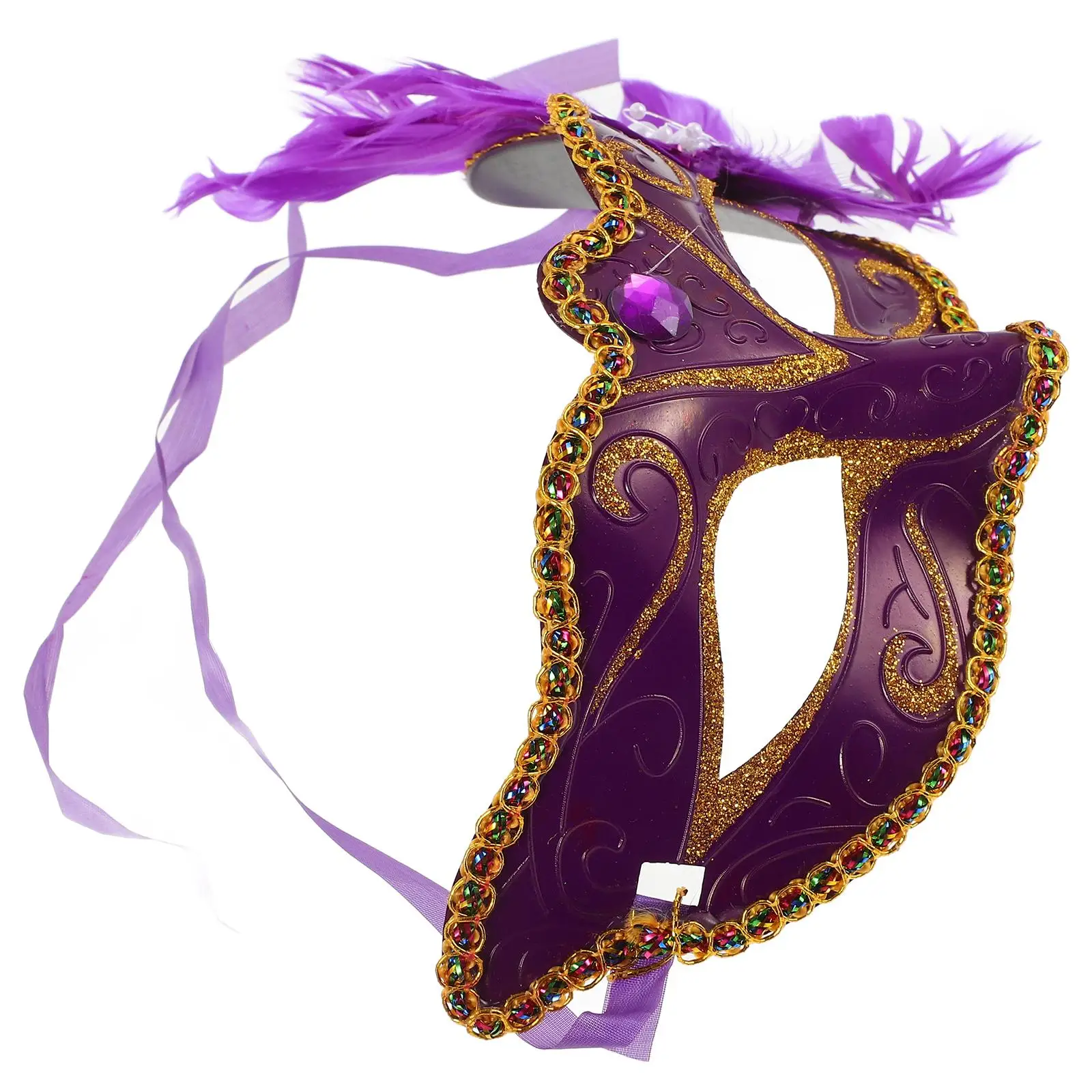 Painted Mask Princess Masquerade Party Costume Half Face Purple Scary Masks Non Fading Comfortable No Smell Size Fit
Painted Mask Princess Masquerade Party Costume Half Face Purple Scary Masks Non Fading Comfortable No Smell Size Fit