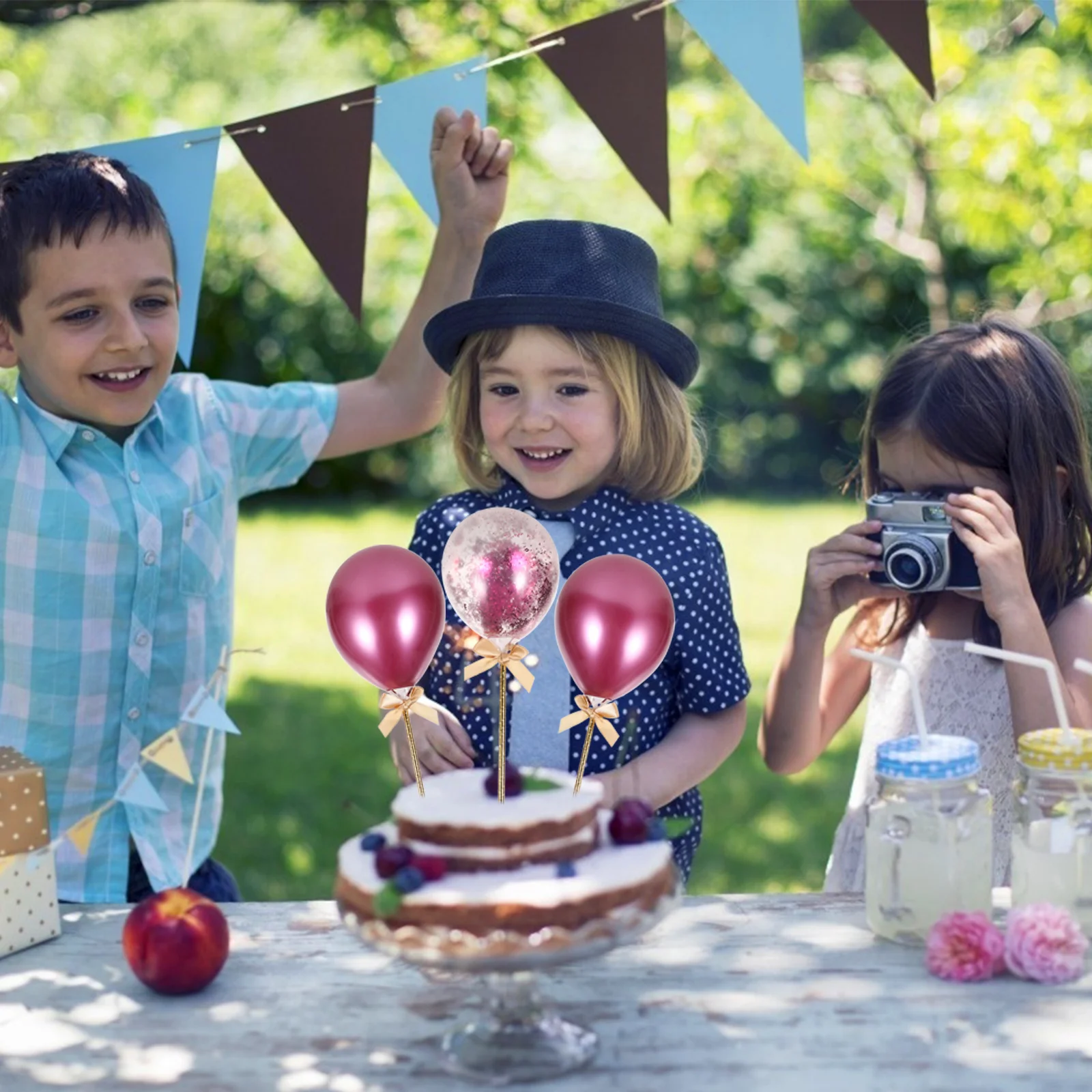 1Set Cake Decoration Balloon Topper Exquisite Design Suitable for Various Occasions Balloon Cake Topper Decorative Toppers
1Set Cake Decoration Balloon Topper Exquisite Design Suitable for Various Occasions Balloon Cake Topper Decorative Toppers