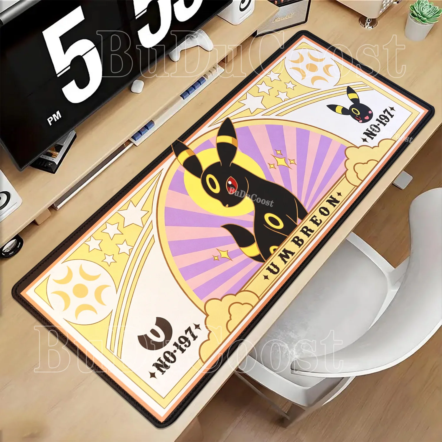 Umbreon Eevee family pokemon Anime PC XXL esports Mouse Pad Kawaii computer Keyboard Gaming Rubber HD printing overlock Desk Mat
Umbreon Eevee family pokemon Anime PC XXL esports Mouse Pad Kawaii computer Keyboard Gaming Rubber HD printing overlock Desk Mat