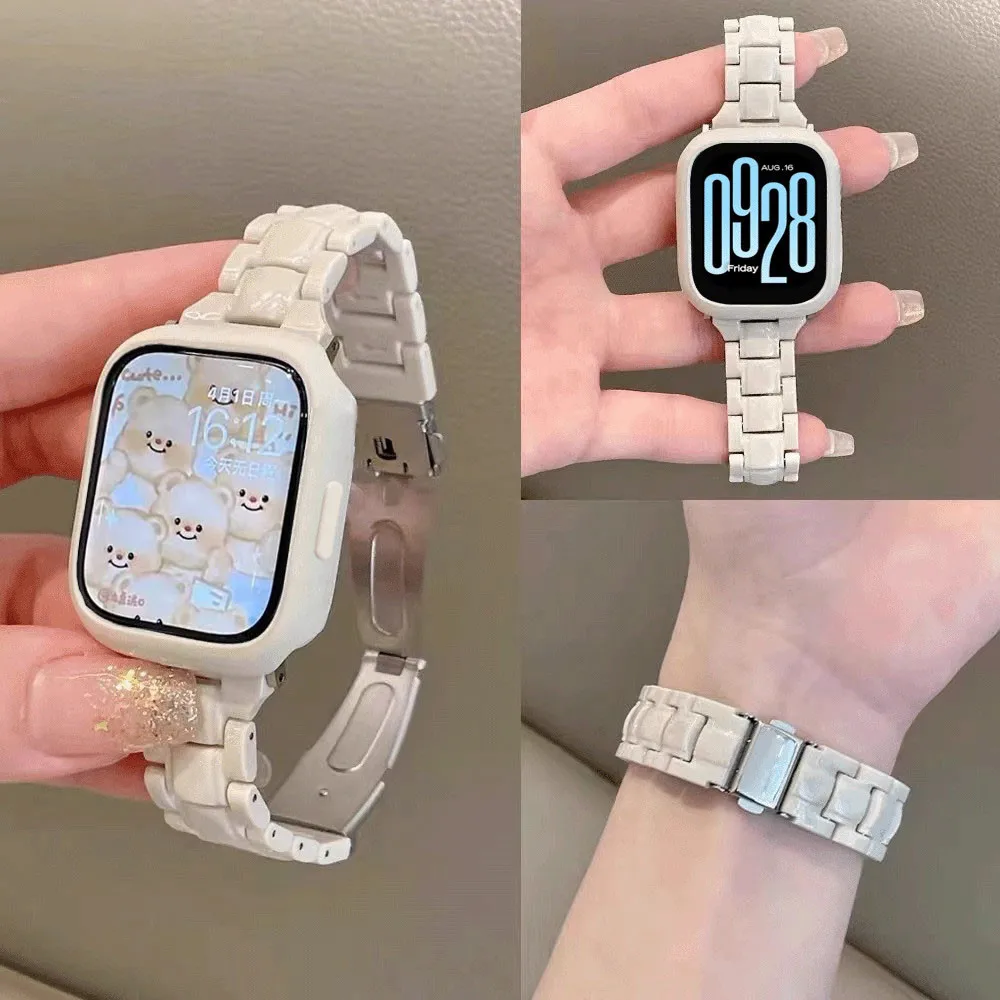 Soft Silicone Case + Slim Resin Strap for Xiaomi Redmi Watch 5 Active Bracelet Strap Redmi Watch 5 Lite Replacement Watch Band
Soft Silicone Case + Slim Resin Strap for Xiaomi Redmi Watch 5 Active Bracelet Strap Redmi Watch 5 Lite Replacement Watch Band