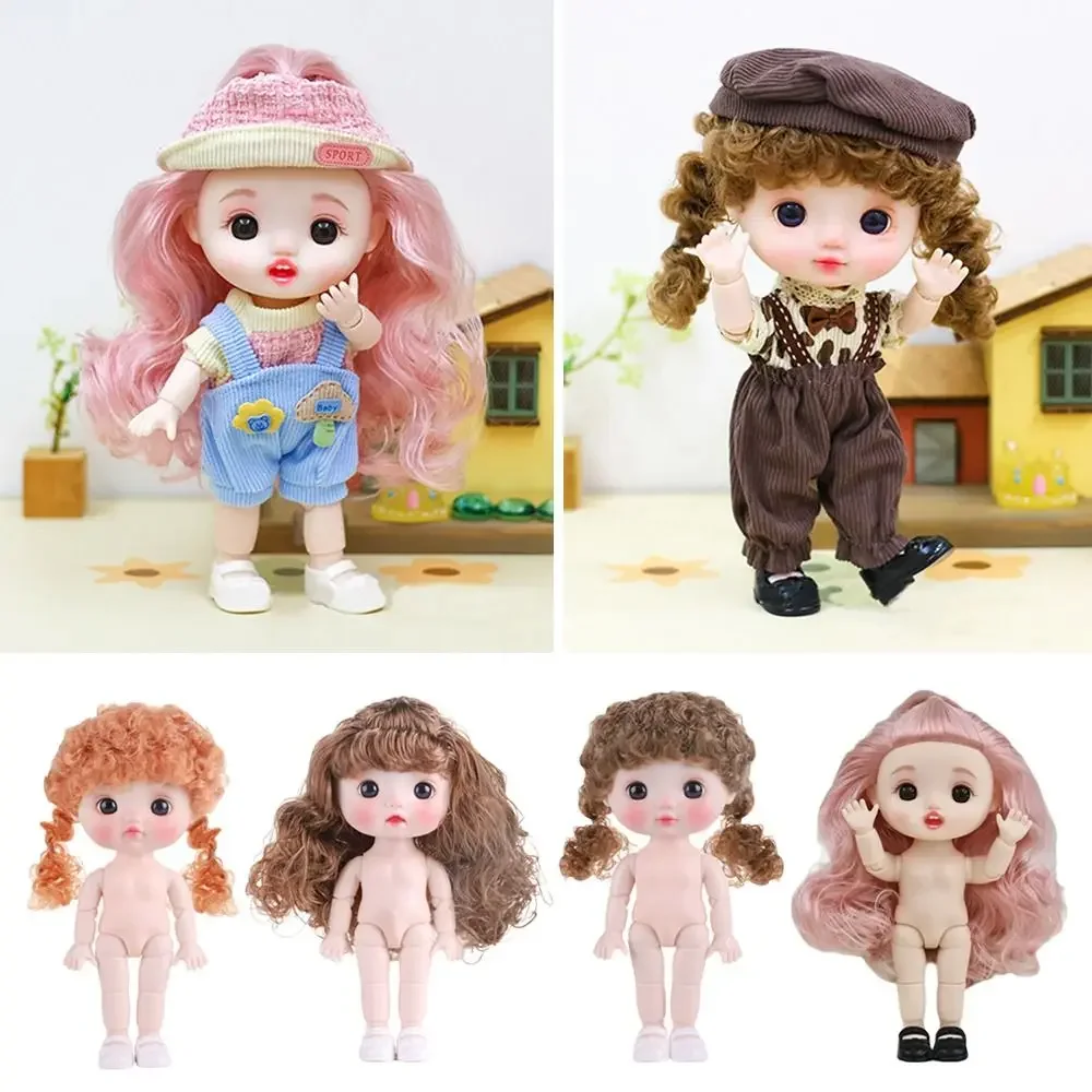 High Quality 21cm BJD Doll Toys Movable Jointed 3D Eyes Doll Joint Vinyl With Hair Big Head Doll Kids Gift
High Quality 21cm BJD Doll Toys Movable Jointed 3D Eyes Doll Joint Vinyl With Hair Big Head Doll Kids Gift