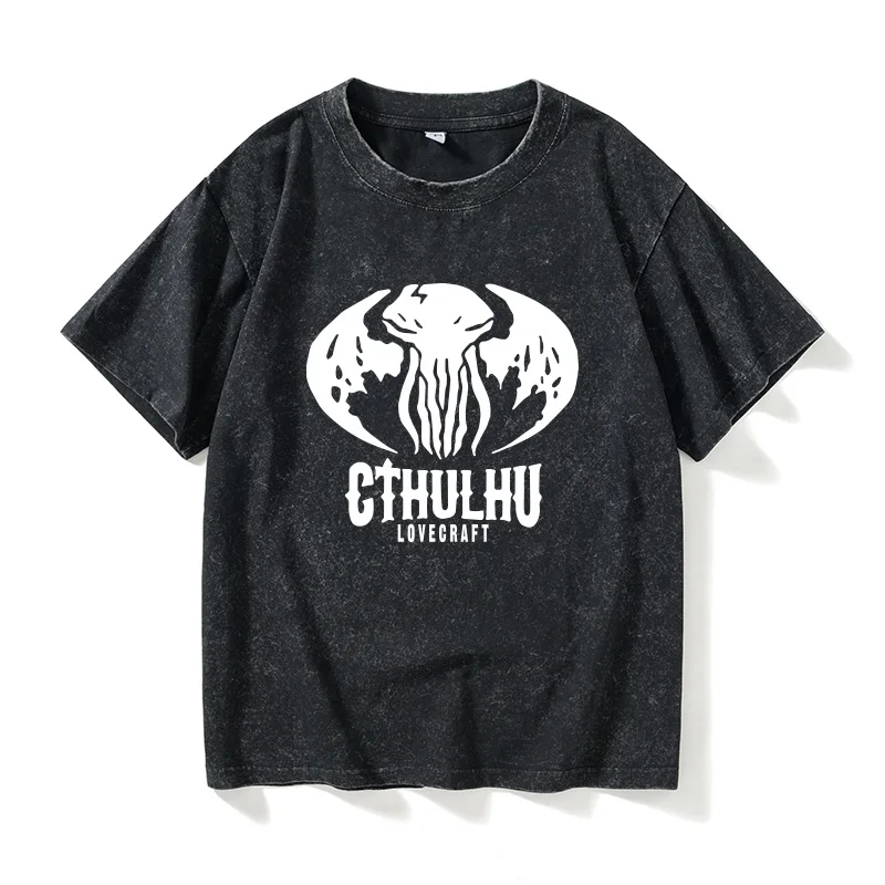 Футболка с коротким рукавом Cthulhu Mythos Lovelcraft Necronomicon Rune, оверсайз, хлопковая, с круглым вырезом, классический узор, летняя мода
Футболка с коротким рукавом Cthulhu Mythos Lovelcraft Necronomicon Rune, оверсайз, хлопковая, с круглым вырезом, классический узор, летняя мода