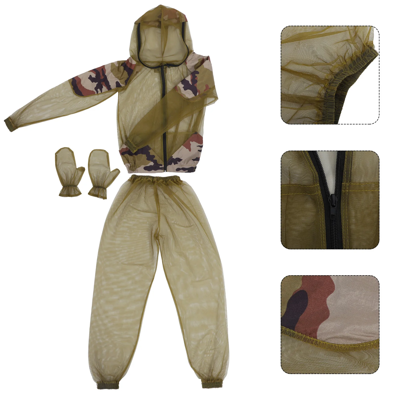 1Set Anti-Mosquito Suit Summer Breathable Fishing Clothing Beekeeping Wear Gloves Outdoor Protective Clothes Fishing - Suit
1Set Anti-Mosquito Suit Summer Breathable Fishing Clothing Beekeeping Wear Gloves Outdoor Protective Clothes Fishing - Suit