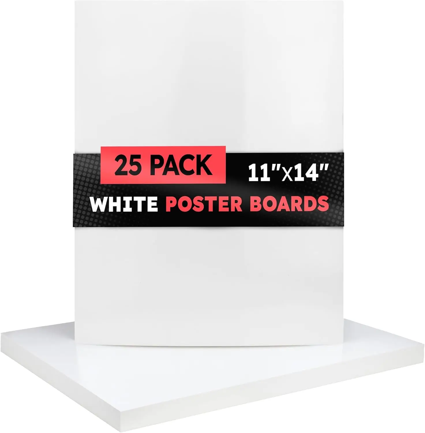 White Poster Board 11x14 Bulk 25 Pack for Projects, Presentations, Signs, Crafts with Sturdy 10 Pt Cardstock
White Poster Board 11x14 Bulk 25 Pack for Projects, Presentations, Signs, Crafts with Sturdy 10 Pt Cardstock