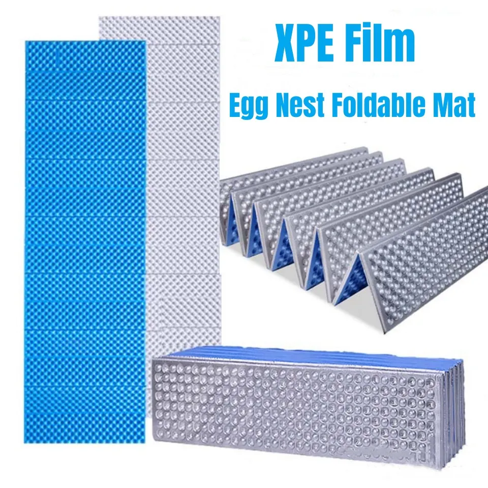 Thicken Aluminum Membrane Foldable Camping Mattress Moisture-proof Sleeping Pad Lightweight IXPE Foam Mat Beach Cushion Travel
Thicken Aluminum Membrane Foldable Camping Mattress Moisture-proof Sleeping Pad Lightweight IXPE Foam Mat Beach Cushion Travel