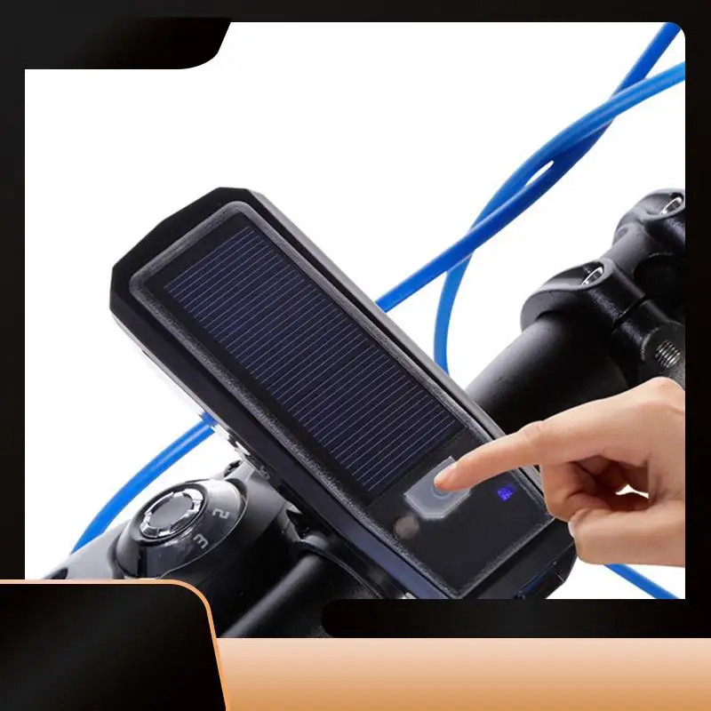 Rechargeable Solar Bike Light Bike Lights Sensor Mountain Bike Headlight With Horn
Rechargeable Solar Bike Light Bike Lights Sensor Mountain Bike Headlight With Horn