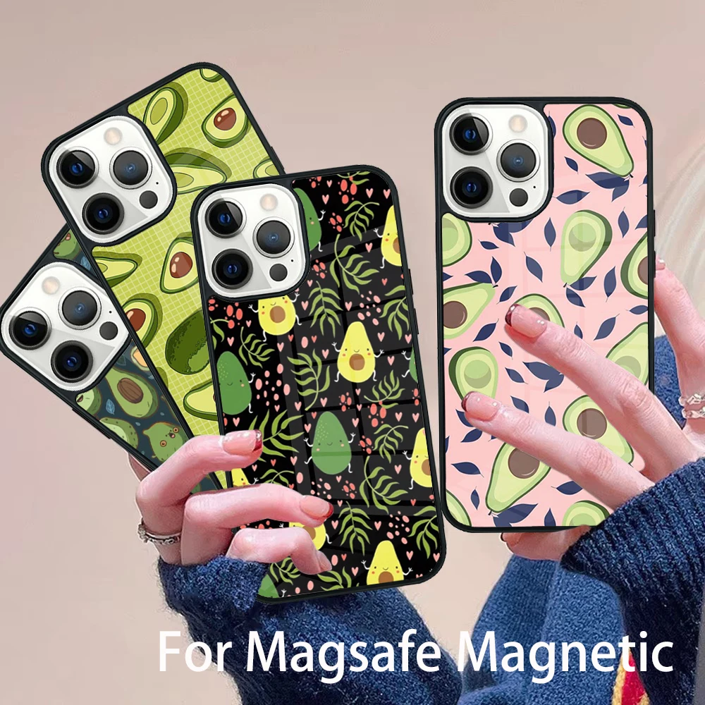 Cute Avocado Fruit Phone Case Magesafe Magnetic Wireless Charge Cover For IPhone 16 11 12 13 14 15 Pro Max Plus Mini
Cute Avocado Fruit Phone Case Magesafe Magnetic Wireless Charge Cover For IPhone 16 11 12 13 14 15 Pro Max Plus Mini