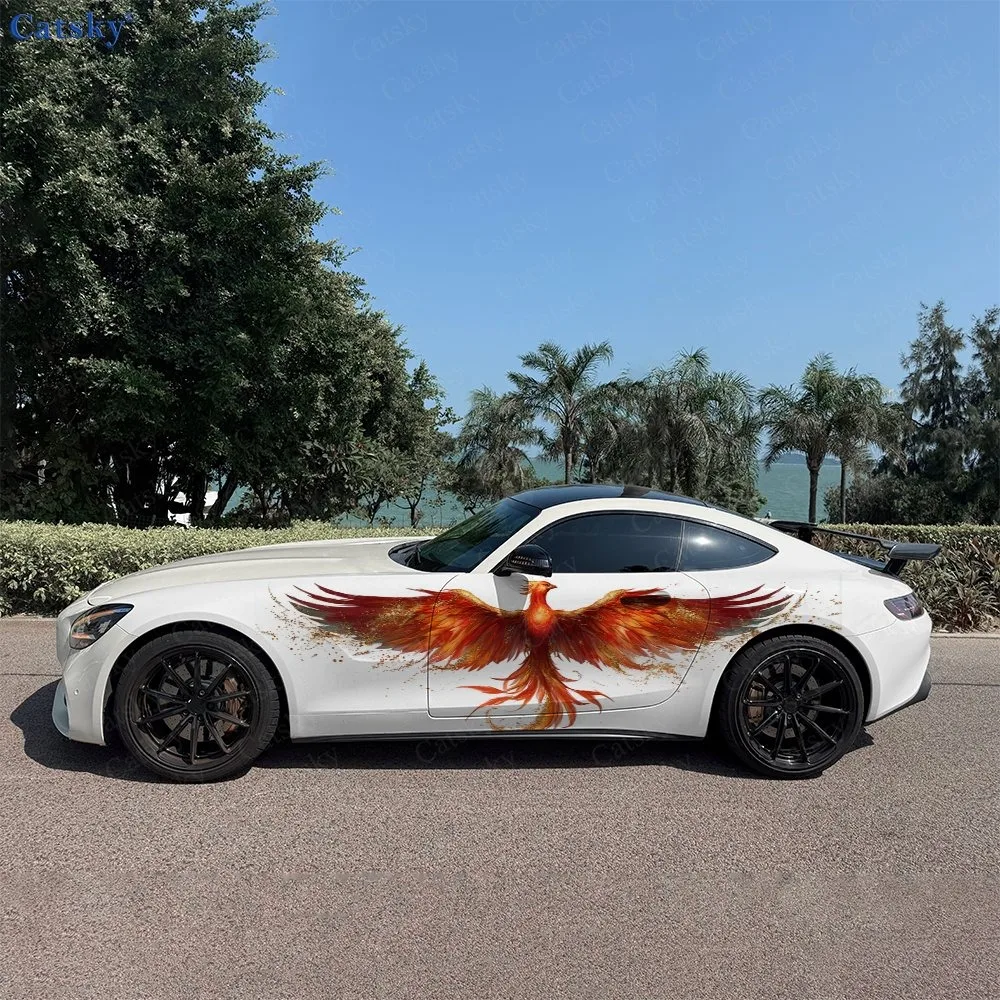 2pcs Nirvana Fire Phoenix Car Side Wraps, Self-Adhesive PVC Waterproof & Scratch-Resistant Stickers, Car Accessory Gift
2pcs Nirvana Fire Phoenix Car Side Wraps, Self-Adhesive PVC Waterproof & Scratch-Resistant Stickers, Car Accessory Gift