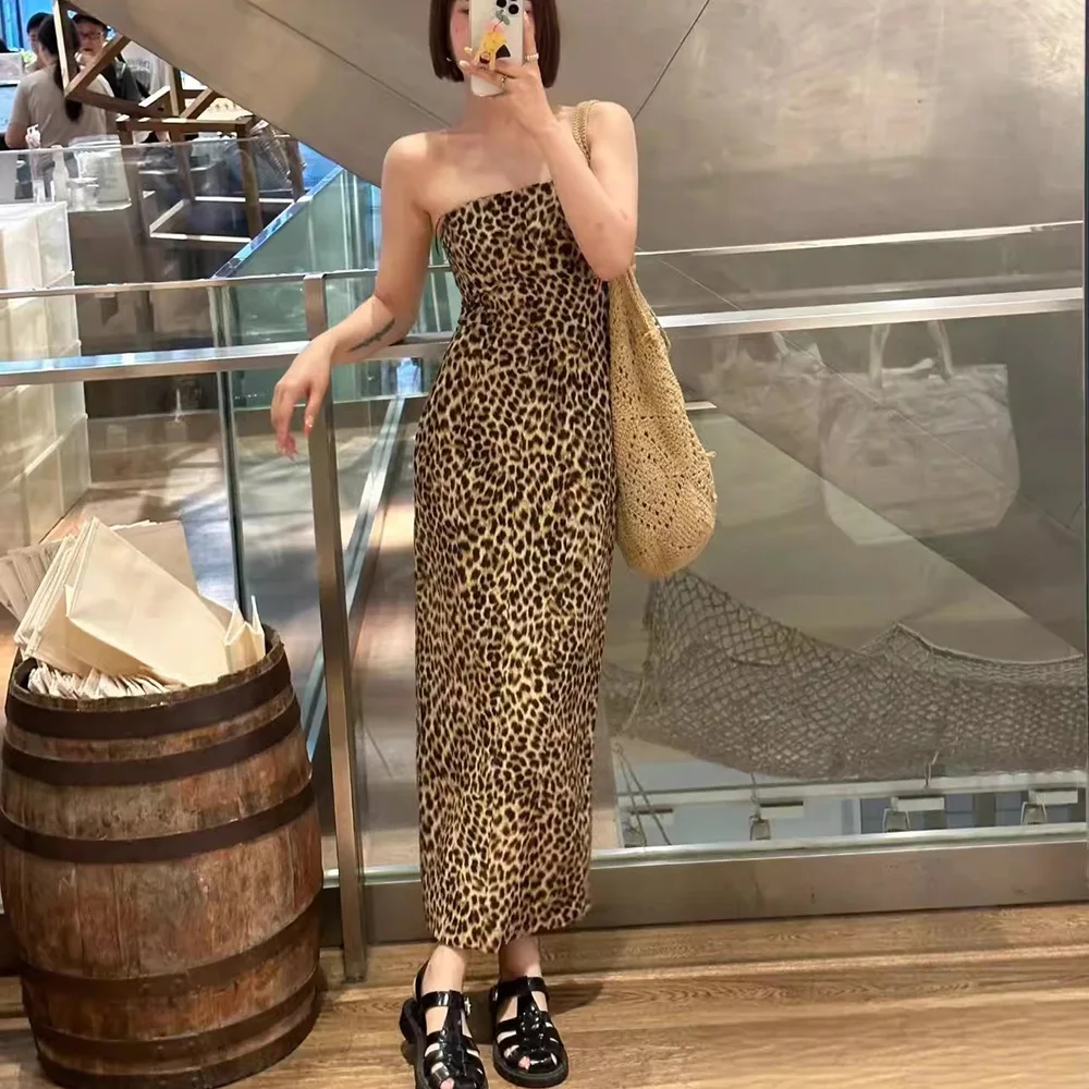 2024 Spring Women's Fashion Print Dresses Sleeveless Elegant Tulle Sexy Strapless Side Slit Slim Fit Female Vintage Dresses
2024 Spring Women's Fashion Print Dresses Sleeveless Elegant Tulle Sexy Strapless Side Slit Slim Fit Female Vintage Dresses