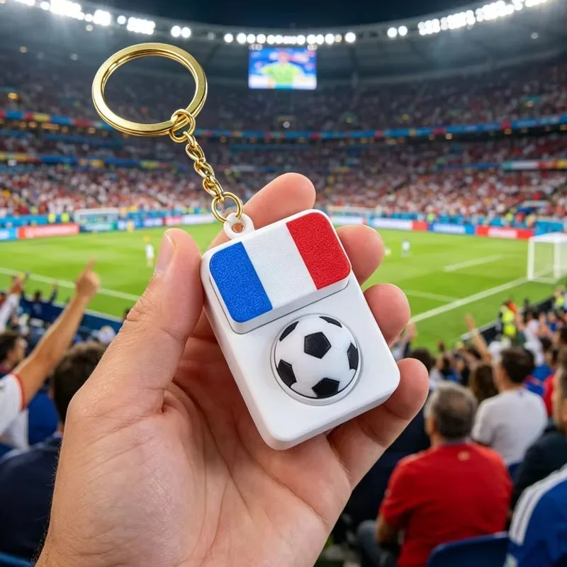 1-20PCS One Size Soccer Ball Push Button Clicker Keyring Stress Release Fidget Pendant for Football Fan Souvenir Gift
1-20PCS One Size Soccer Ball Push Button Clicker Keyring Stress Release Fidget Pendant for Football Fan Souvenir Gift