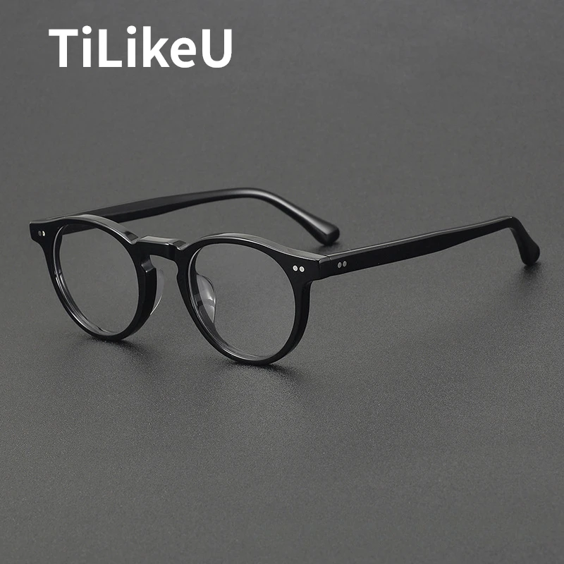 High-quality Acetate Men Retro Eyeglasses Frame Personalized Small Face Oval Round Women Fashion Korean Glasses Frame Eyewear
High-quality Acetate Men Retro Eyeglasses Frame Personalized Small Face Oval Round Women Fashion Korean Glasses Frame Eyewear