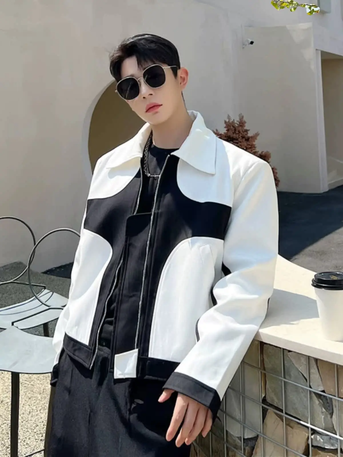 Men's Casual Sle Spring New Version Bla White Color Blo Design Hair St Jaet Faionable Youth Polyester Long Sle...
Men's Casual Sle Spring New Version Bla White Color Blo Design Hair St Jaet Faionable Youth Polyester Long Sle...