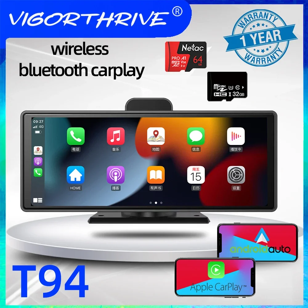 4K Video Playback 10 Inch Wireless CarPlay AHD 1080P Rear Camera Dual Wireless/Wired Mode Factory Self-Camera System
4K Video Playback 10 Inch Wireless CarPlay AHD 1080P Rear Camera Dual Wireless/Wired Mode Factory Self-Camera System