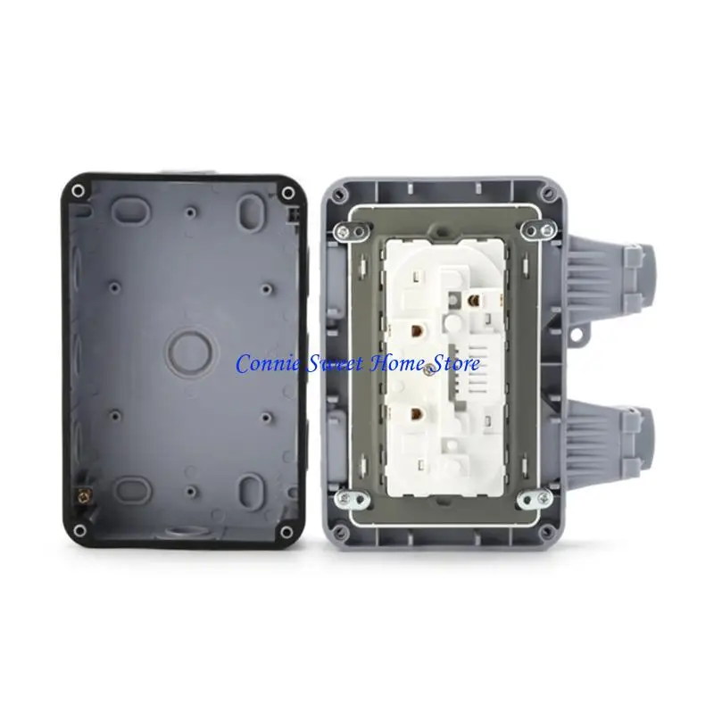 LXAF Waterproof 2 Way Socket Box with Lockable Cover European Standard for Garden
LXAF Waterproof 2 Way Socket Box with Lockable Cover European Standard for Garden