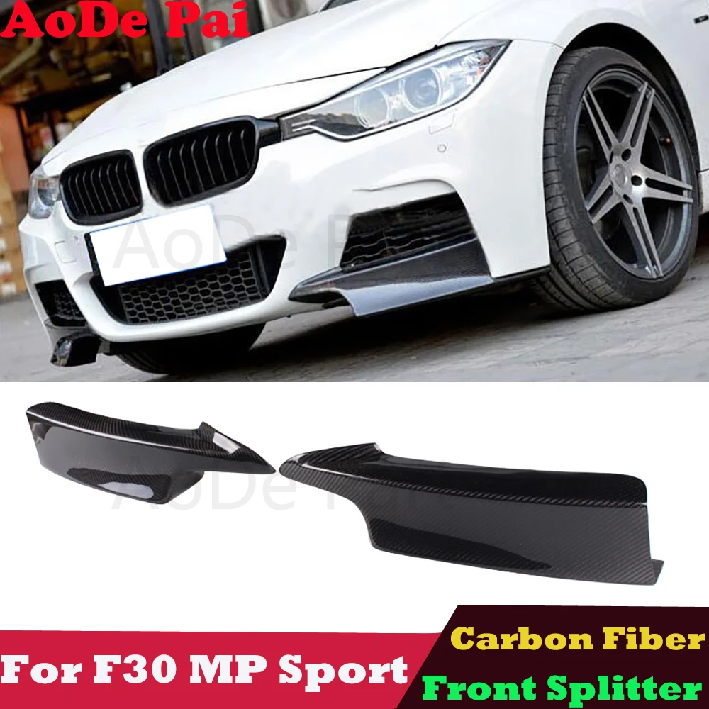 MP Style Carbon Fiber Front Splitter Air Canards Lip for BMW 3 Series F30 M Sport M-tech Bumper 2012-2018
MP Style Carbon Fiber Front Splitter Air Canards Lip for BMW 3 Series F30 M Sport M-tech Bumper 2012-2018