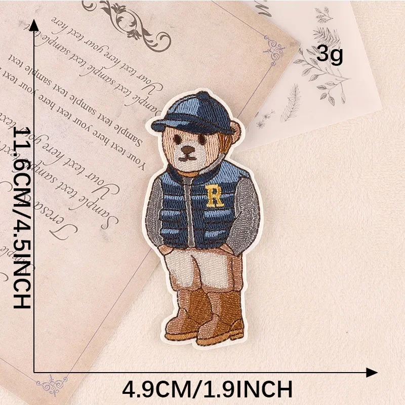 Cute Cartoon Bear Embroidery Iron On Patch for Jackets Jeans Clothes DIY Accessory
Cute Cartoon Bear Embroidery Iron On Patch for Jackets Jeans Clothes DIY Accessory