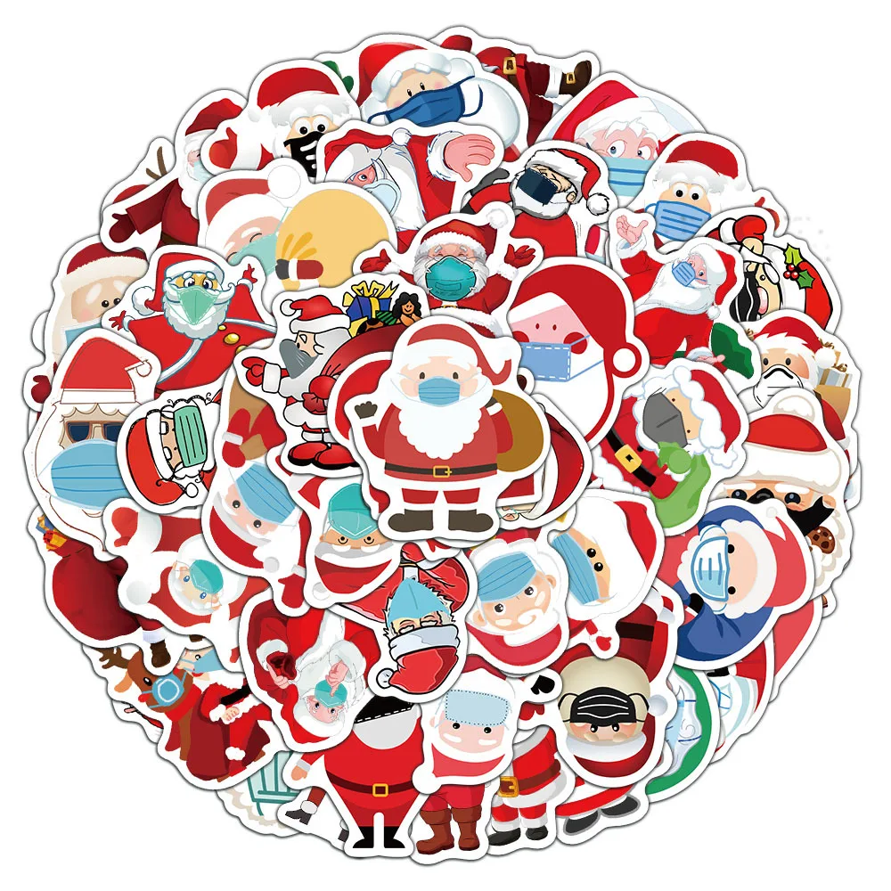 50PCS Santa Claus Stickers Decals for Phone Laptop Notebook Suitcase Guitar DIY Cartoon Aesthetic Stickers
50PCS Santa Claus Stickers Decals for Phone Laptop Notebook Suitcase Guitar DIY Cartoon Aesthetic Stickers