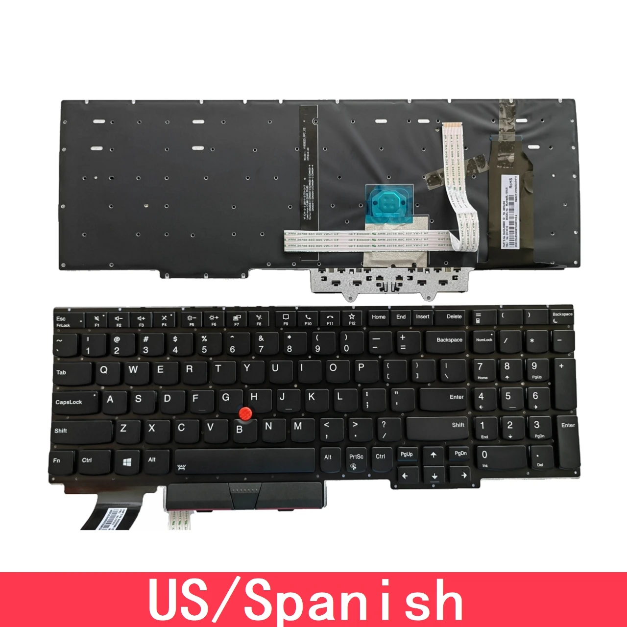 Для Lenovo Thinkpad E15 Gen2 Замена клавиатуры ноутбука США испанский с подсветкой
Для Lenovo Thinkpad E15 Gen2 Замена клавиатуры ноутбука США испанский с подсветкой