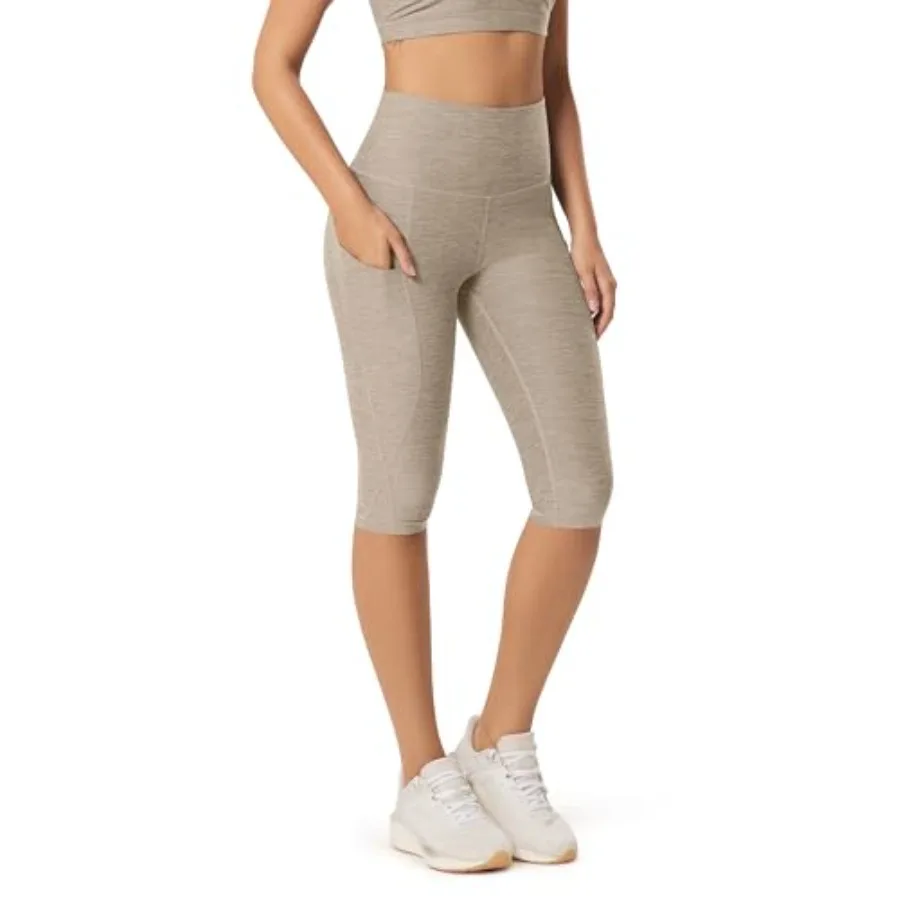 ODODOS Women's High Waisted Yoga Capris with Pockets, Tummy Control Non See Through Workout Athletic Running Capri Leggings
ODODOS Women's High Waisted Yoga Capris with Pockets, Tummy Control Non See Through Workout Athletic Running Capri Leggings