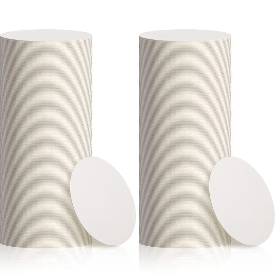 400 Pcs Disposable Paper Coasters Bulk 1MM, 4 Inch Round Cardboard Coasters Blank for Bar Drinks DIY Crafts Arts Wedding White
400 Pcs Disposable Paper Coasters Bulk 1MM, 4 Inch Round Cardboard Coasters Blank for Bar Drinks DIY Crafts Arts Wedding White