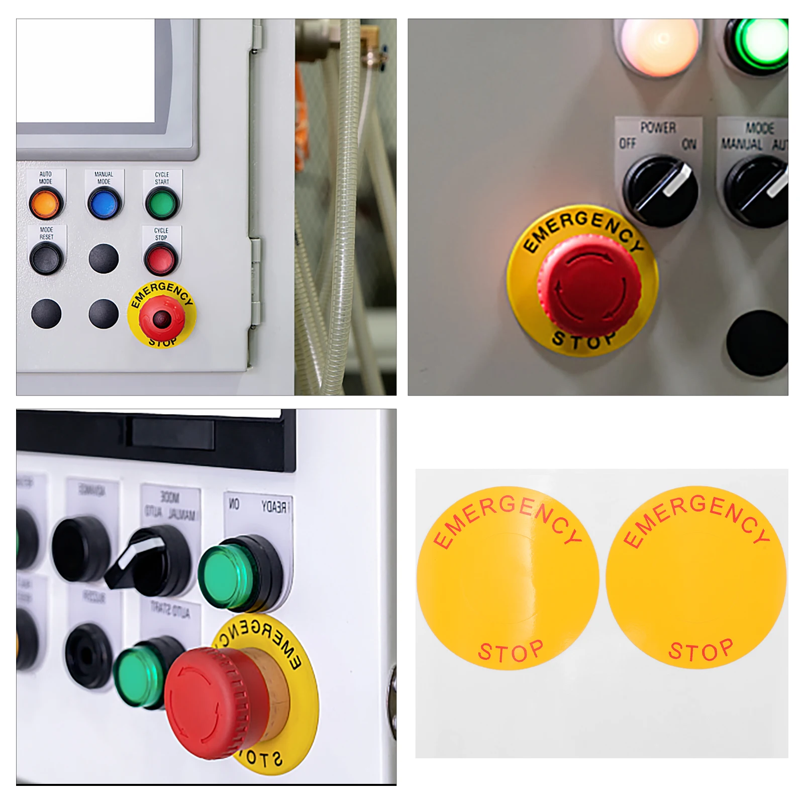 8 Sheets Emergency Stop Sign Warning Signs Stickers Letters Logo Equipment Decal Decals for
8 Sheets Emergency Stop Sign Warning Signs Stickers Letters Logo Equipment Decal Decals for