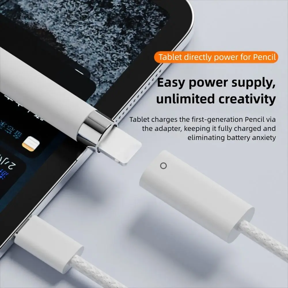 50/100cm Pencil Charger Adapter USB Type-C to Pencil Converter for Apple Pencil 1st Generation for iPad 10/11th Gen
50/100cm Pencil Charger Adapter USB Type-C to Pencil Converter for Apple Pencil 1st Generation for iPad 10/11th Gen