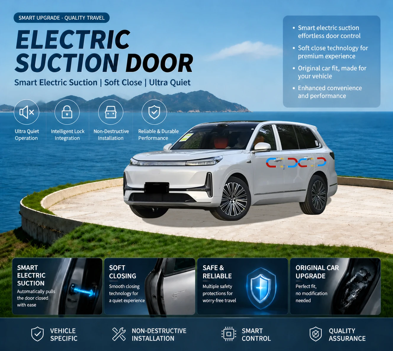 Car Specific Car Modification Auto Suction Soft Close Door Modification Parts & Accessories For Geely Galaxy M9 P117 2025-2026+
Car Specific Car Modification Auto Suction Soft Close Door Modification Parts & Accessories For Geely Galaxy M9 P117 2025-2026+