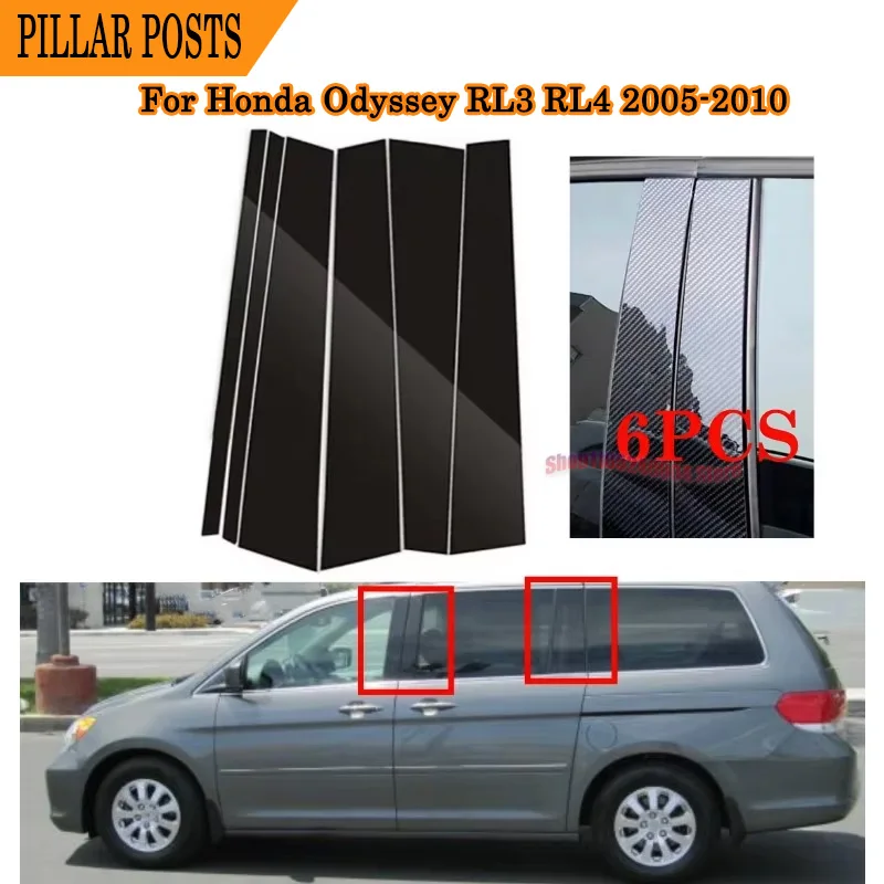 Complete 6PCS Silver & High Gloss Black B & C Pillar Cover Set For Honda Odyssey RL3 RL4 2005-2010 Full Protective Exterior Kit
Complete 6PCS Silver & High Gloss Black B & C Pillar Cover Set For Honda Odyssey RL3 RL4 2005-2010 Full Protective Exterior Kit