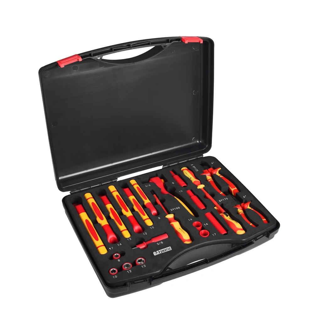 Mechanic Socket Tool Set Pneumatic Impact Torque Wrench & Insulated Hand Tools With Pickaxe & Sickle For Car Repair
Mechanic Socket Tool Set Pneumatic Impact Torque Wrench & Insulated Hand Tools With Pickaxe & Sickle For Car Repair