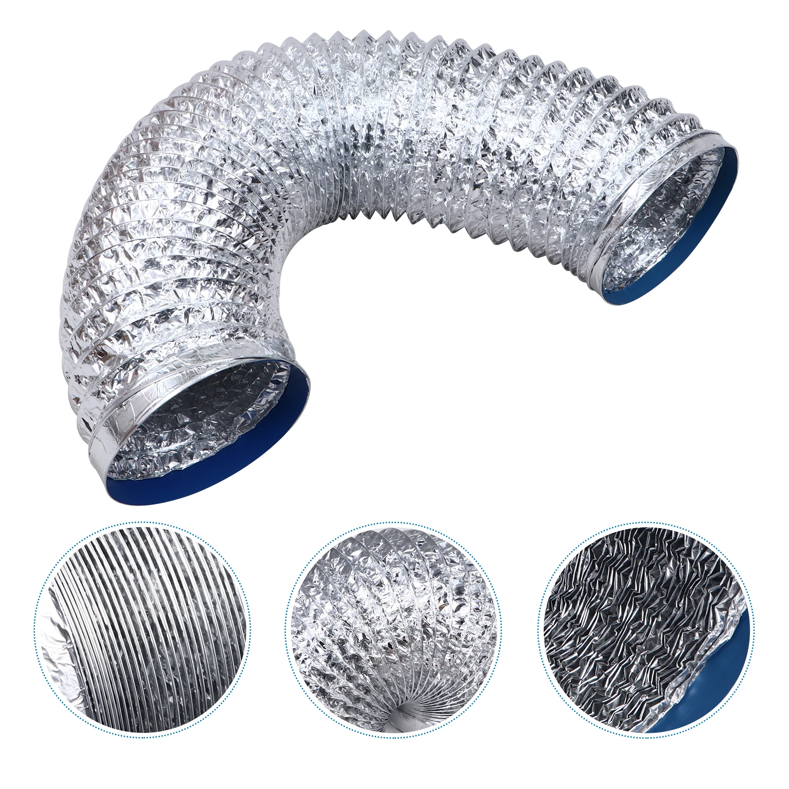 High Temperature Resistance Exhaust Pipe Hose Aluminum Foil Double-layer Telescopic Duct
High Temperature Resistance Exhaust Pipe Hose Aluminum Foil Double-layer Telescopic Duct