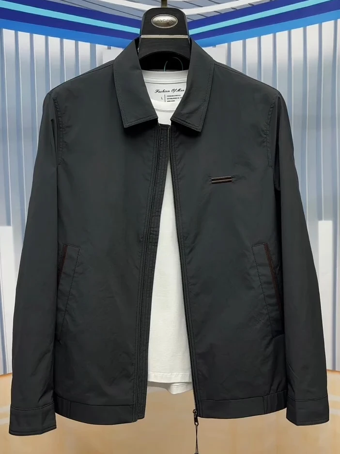 Fashionable Casual Men's Jacket Collared Outerwear Spring Autumn New Arrival Stylish Versatile High-End Sensation Handsome
Fashionable Casual Men's Jacket Collared Outerwear Spring Autumn New Arrival Stylish Versatile High-End Sensation Handsome