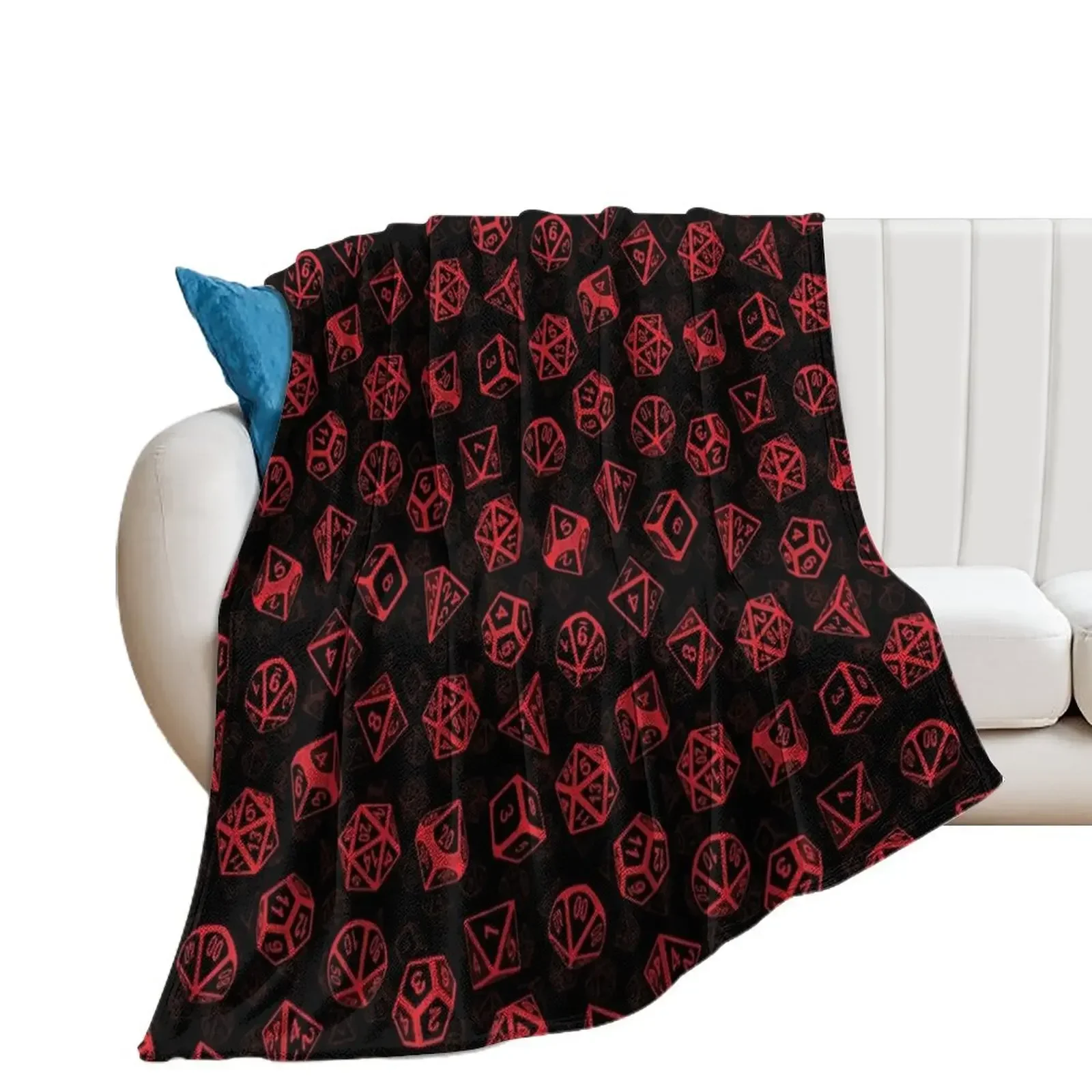D20 Dice Set Pattern (Red) Throw Blanket Blankets For Bed christmas gifts Blankets
D20 Dice Set Pattern (Red) Throw Blanket Blankets For Bed christmas gifts Blankets