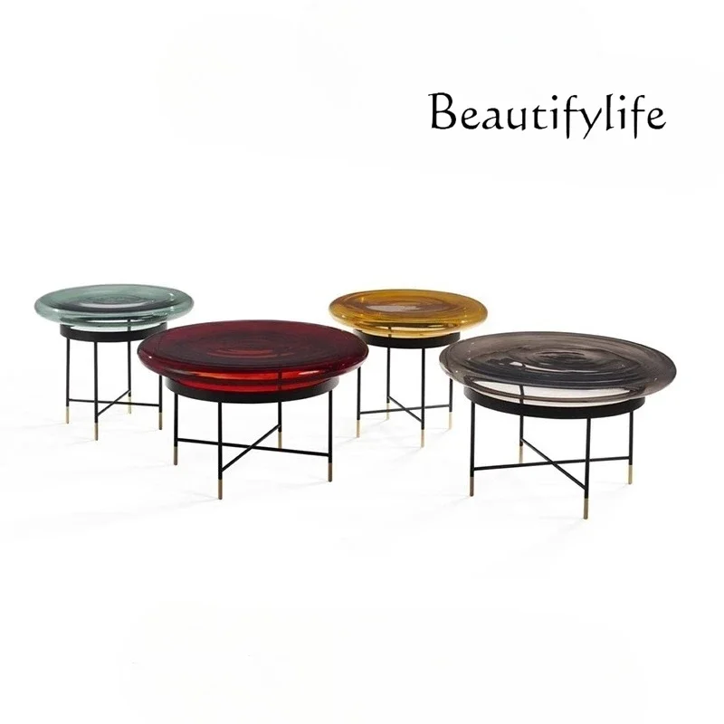 XX Modern Fashion Creative Living Room Bedroom Sofa Coffee Table Art Designer Glass Tambourine Table
XX Modern Fashion Creative Living Room Bedroom Sofa Coffee Table Art Designer Glass Tambourine Table