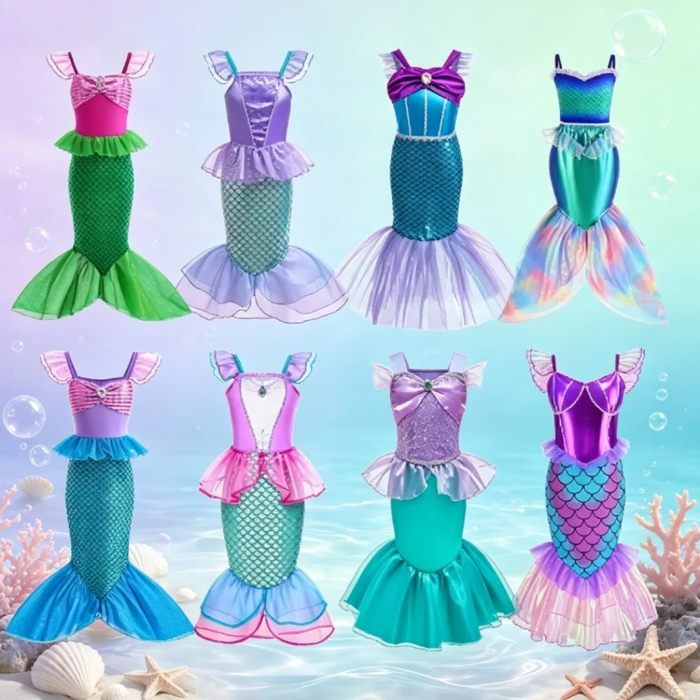 Cute Summer Sequined Suspender Slim Mermaid Fishtail Multi Color Princess Dress, Halloween Cosplay Stage Performance Outfit
Cute Summer Sequined Suspender Slim Mermaid Fishtail Multi Color Princess Dress, Halloween Cosplay Stage Performance Outfit