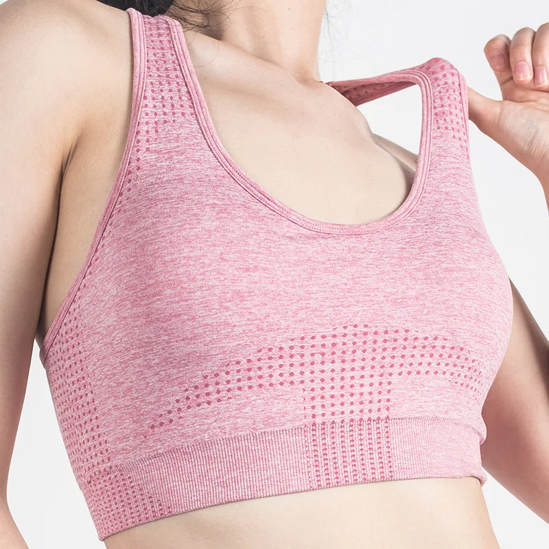 Seamless Sports Bra Women Fitness Cropped Top Padded Push Up Yoga Bra Gym Brassiere Femme Workout Racerback Active Wear
Seamless Sports Bra Women Fitness Cropped Top Padded Push Up Yoga Bra Gym Brassiere Femme Workout Racerback Active Wear