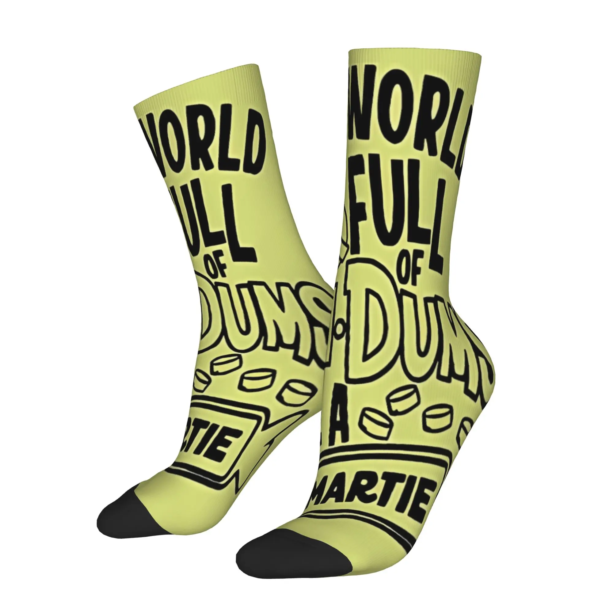 1 Pair Funny Sock Dum Dums Be A Smartie Hip Hop Seamless Pattern Printed Men Crew Socks Casual Men's Socks
1 Pair Funny Sock Dum Dums Be A Smartie Hip Hop Seamless Pattern Printed Men Crew Socks Casual Men's Socks