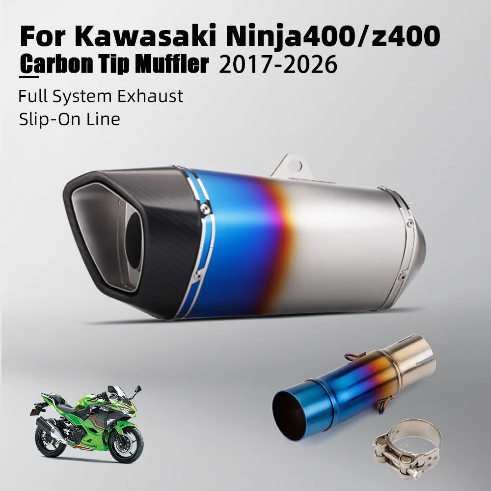 Ninja500 Exhaust Muffler For Kawasaki Ninja250 Ninja400 Ninja7 Z250 Z400 Z500 2017-2026 Motorcycle Exhausts Slip on Line Tube
Ninja500 Exhaust Muffler For Kawasaki Ninja250 Ninja400 Ninja7 Z250 Z400 Z500 2017-2026 Motorcycle Exhausts Slip on Line Tube