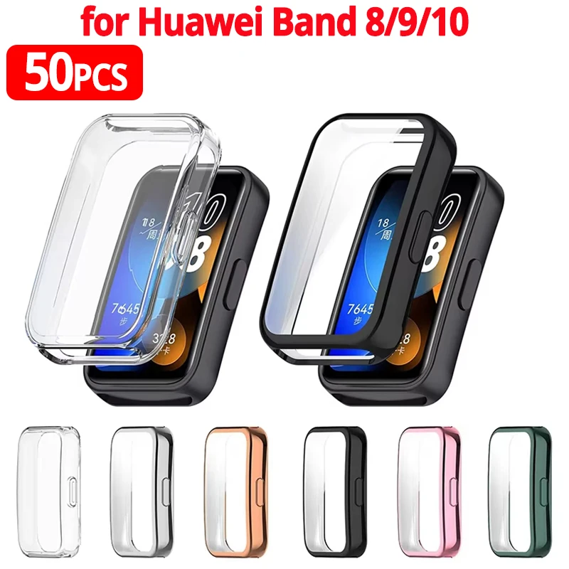 1 упаковка силиконового чехла для Huawei Band 10 9, защитная пленка для экрана, чехол из ТПУ для Huawei Band 8/9, защитный бампер SmartBand, аксессуары
1 упаковка силиконового чехла для Huawei Band 10 9, защитная пленка для экрана, чехол из ТПУ для Huawei Band 8/9, защитный бампер SmartBand, аксессуары
