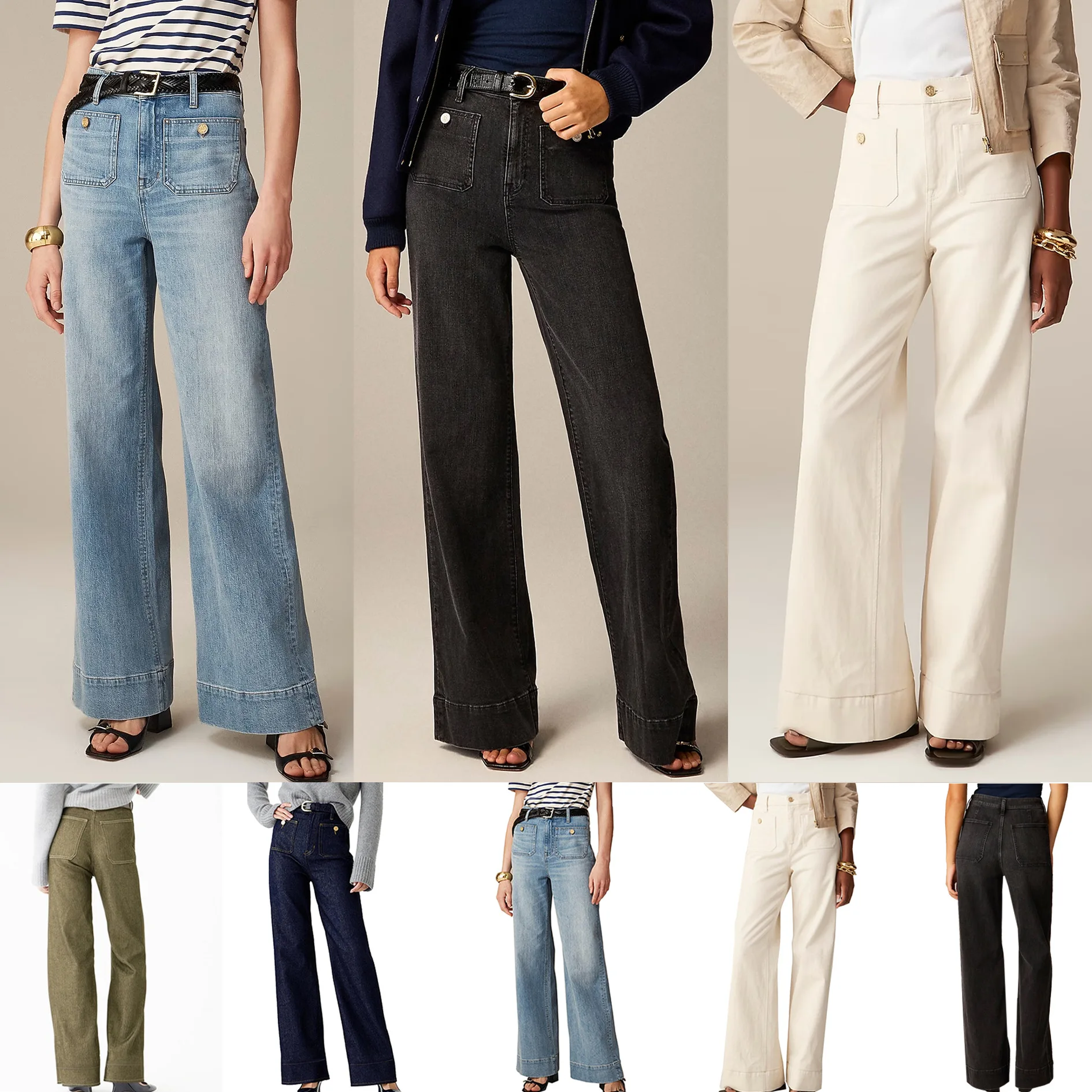 2025 Spring&Autumn European Wide Leg Jeans Women | High Waist Straight to Flare Trousers | Designer Denim with Pockets Work Chic
2025 Spring&Autumn European Wide Leg Jeans Women | High Waist Straight to Flare Trousers | Designer Denim with Pockets Work Chic