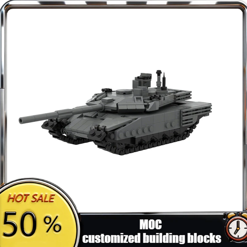 559 PCS Custom Tank Model TMOC-90M in 1/45th scale MOC Customize Modular Building Block Model Popular DIY Toy Christmas Gift
559 PCS Custom Tank Model TMOC-90M in 1/45th scale MOC Customize Modular Building Block Model Popular DIY Toy Christmas Gift