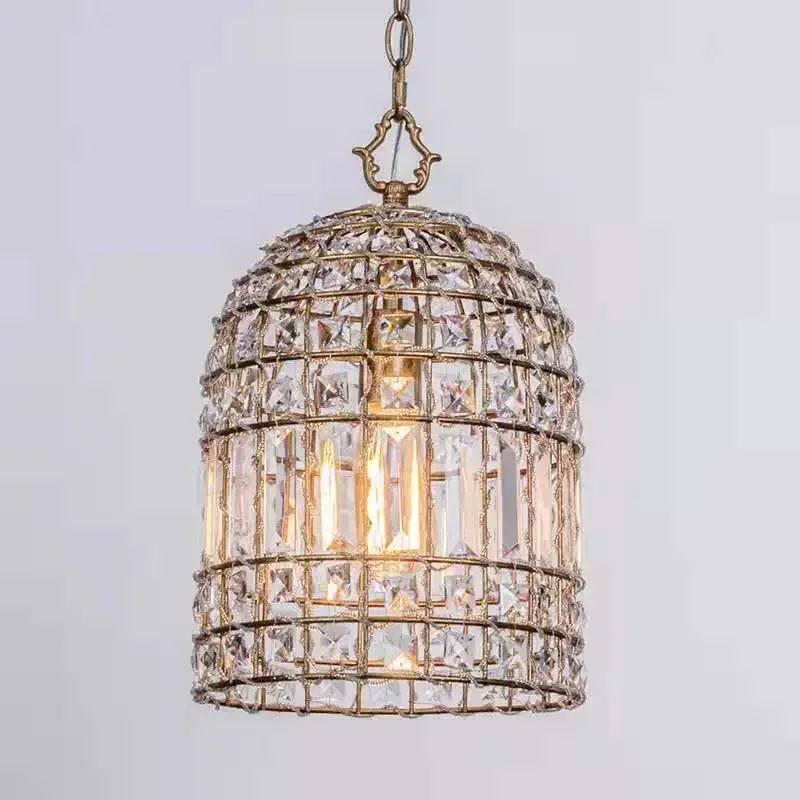 MandosBor French crystal retro chandelier, creative restaurant light, personalized entrance lighting, retro American balcony lig
MandosBor French crystal retro chandelier, creative restaurant light, personalized entrance lighting, retro American balcony lig