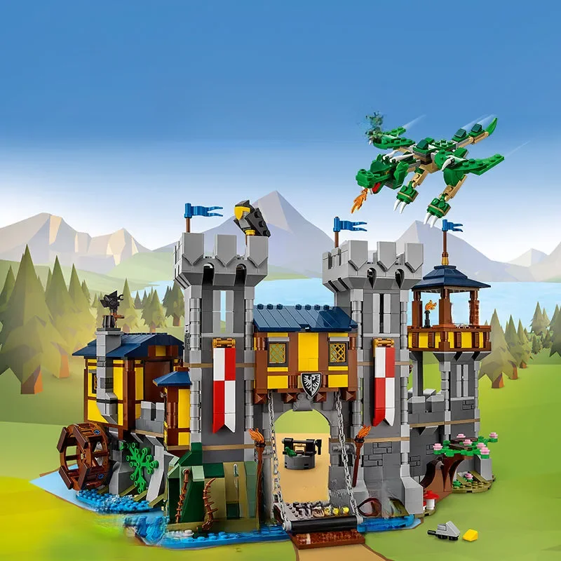 Универсальный средневековый замок Hunter's Retreat MOCCreative Series 3-в-1, игрушка в подарок для детей
Универсальный средневековый замок Hunter's Retreat MOCCreative Series 3-в-1, игрушка в подарок для детей