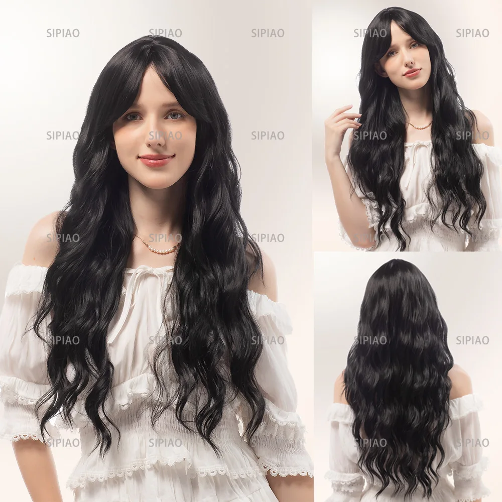Wig New Full Headgear Medium Long Curly Hair Black Black Brown Dark Brown Wig Female
Wig New Full Headgear Medium Long Curly Hair Black Black Brown Dark Brown Wig Female