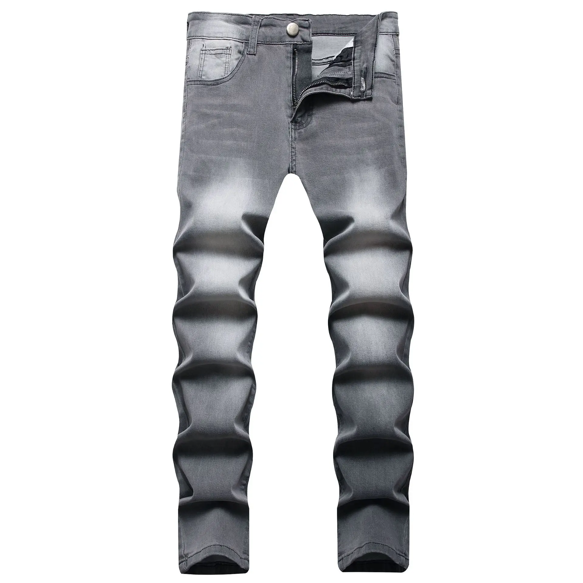 Men Jeans Denim Wash Vintage Basics Loose Fit Straight Pants Mid Waist Solid Trouser Casual Ankle Length Pockets Zipper Fly
Men Jeans Denim Wash Vintage Basics Loose Fit Straight Pants Mid Waist Solid Trouser Casual Ankle Length Pockets Zipper Fly