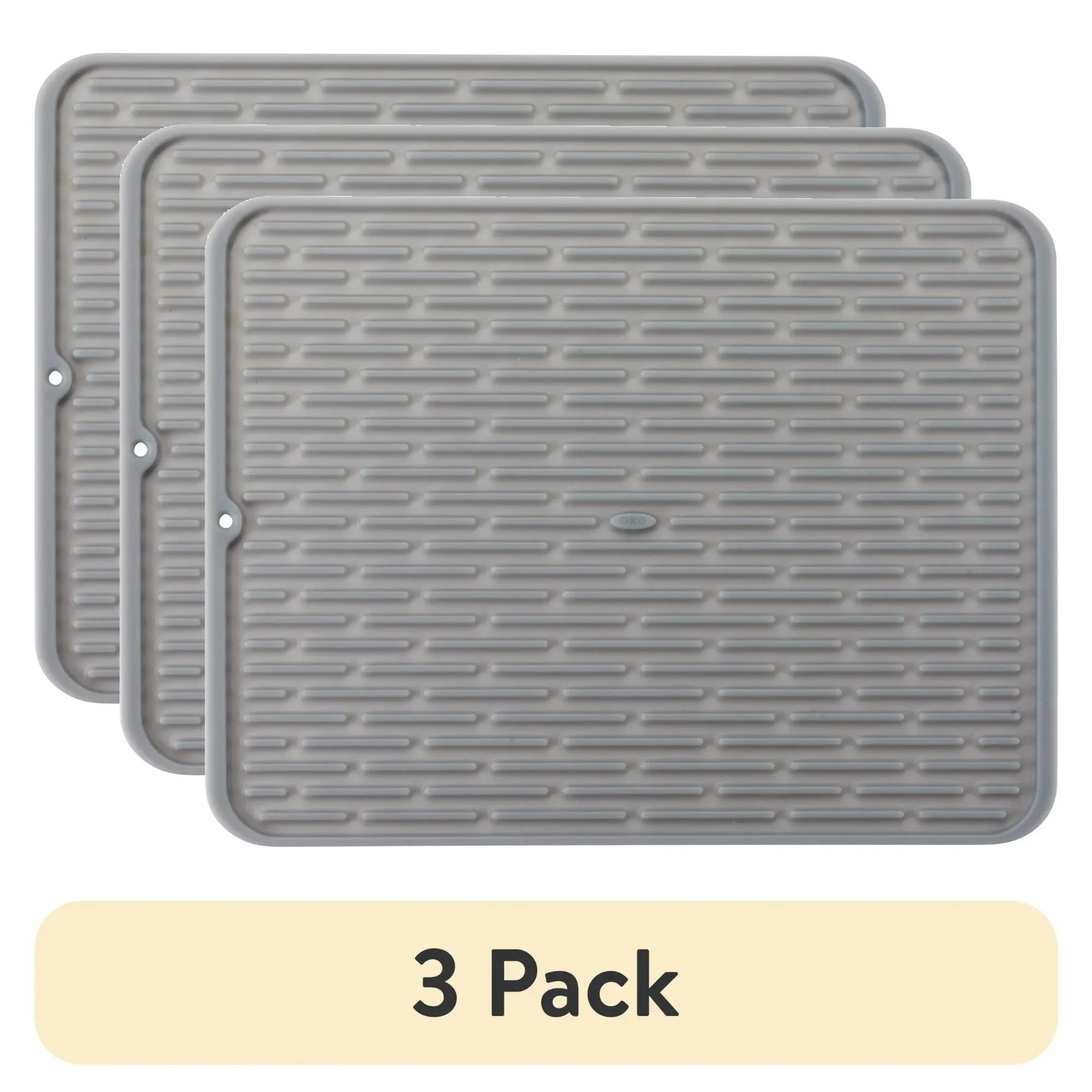 (3 Pack) Large Silicone Drying Mat, Non-Slip, Absorbent, for Dish Rack, Countertop, Sink, Kitchen Use, Easy to Clean, Durable
(3 Pack) Large Silicone Drying Mat, Non-Slip, Absorbent, for Dish Rack, Countertop, Sink, Kitchen Use, Easy to Clean, Durable