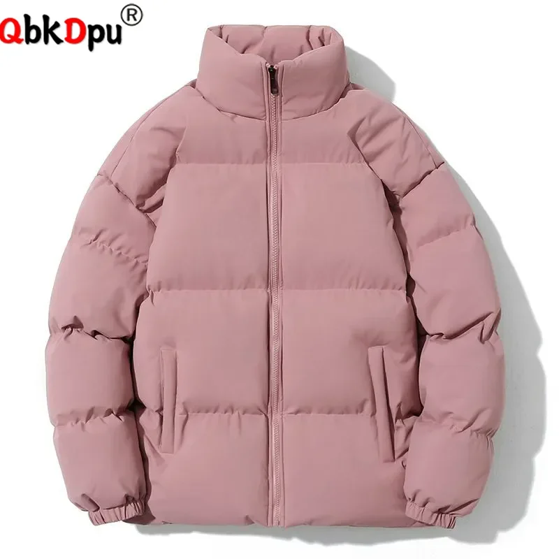 Winter Warm Strand Neck Abrigos Tops Women Zipper Long Sleeve Down Cotton Coats Korean Solid Loose Thicken Snow Wear Outerwears
Winter Warm Strand Neck Abrigos Tops Women Zipper Long Sleeve Down Cotton Coats Korean Solid Loose Thicken Snow Wear Outerwears