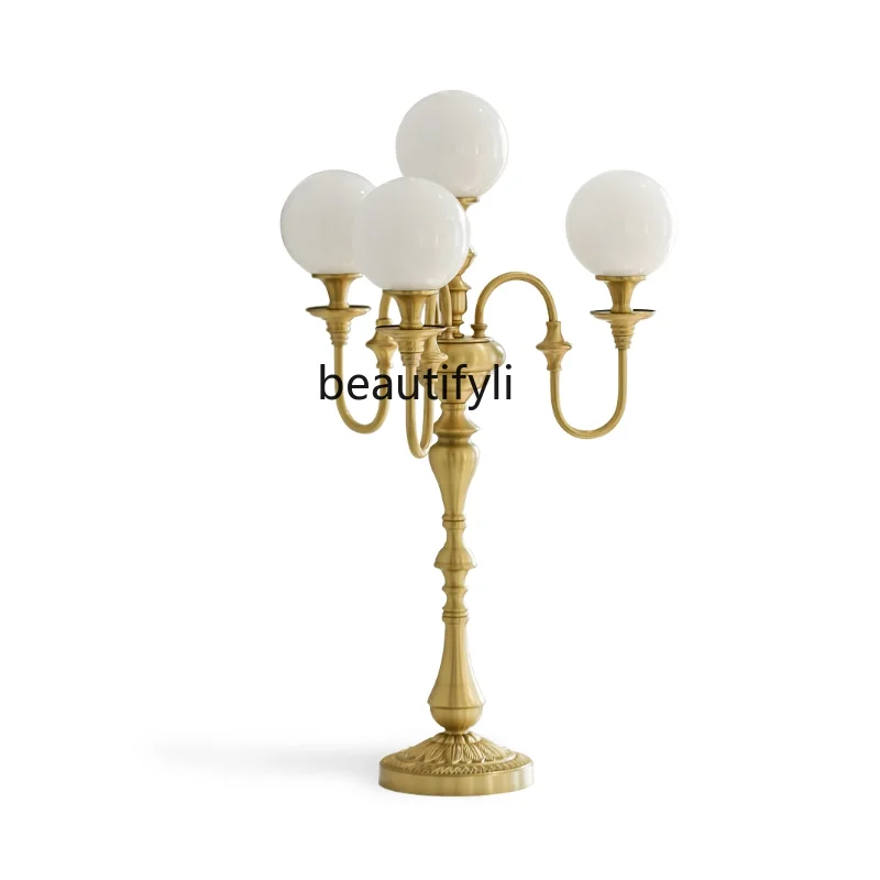 yj French Ancient Copper Table Lamp American Retro Decoration Floor Lamp Bedside Lamp
yj French Ancient Copper Table Lamp American Retro Decoration Floor Lamp Bedside Lamp