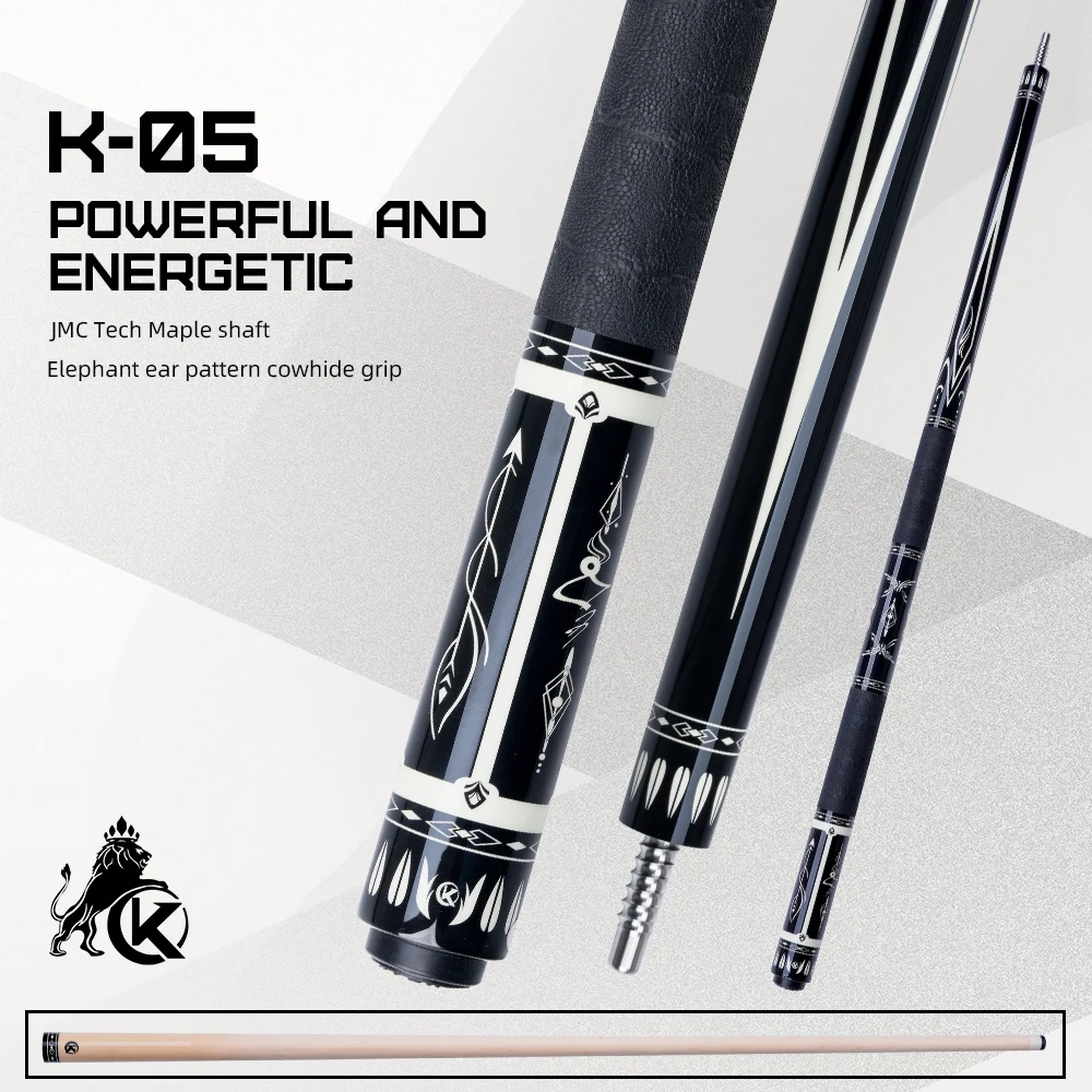 KONLLEN Maple Pool Cue Stick K-05 Series for Adults - Features Low Deflection Shaft, Titanium Alloy 3/8x8 Joint, and 12mm Tip
KONLLEN Maple Pool Cue Stick K-05 Series for Adults - Features Low Deflection Shaft, Titanium Alloy 3/8x8 Joint, and 12mm Tip